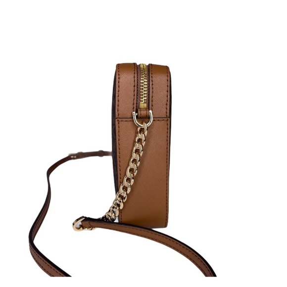 Michael Kors EW Crossbody bag Brown Jet Set Large Leather - Picture 4 of 9